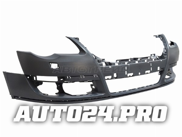 Бампер передний Volkswagen Passat 05-11 (Под омыватели фар)