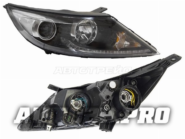 Фара KIA SPORTAGE III 14-16 RH диодная полоса