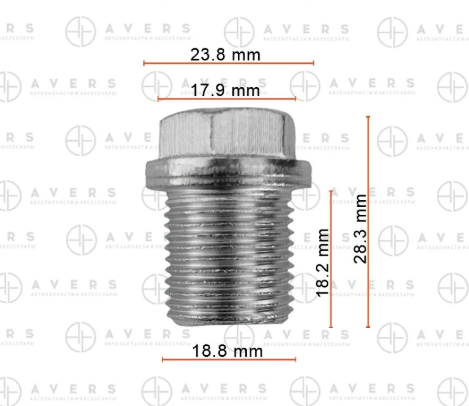 GEELY 1056020800 Пробка сливная масляного картера двигателя