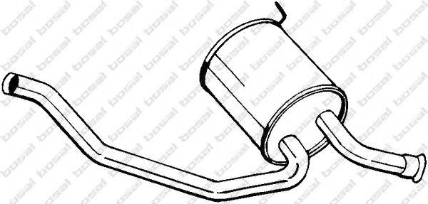 135607 Глушитель выхлопных газов конечный