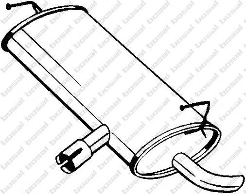 145203 Глушитель выхлопных газов конечный