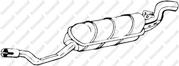 148845 Глушитель выхлопных газов конечный
