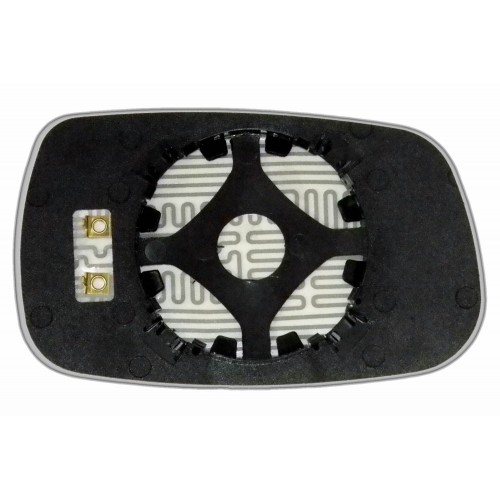 зеркальный элемент для автомобиля  CHERY Amulet (05-09) (L. Sf. Cr. 12V.)