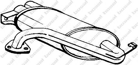 177115 Глушитель выхлопных газов конечный