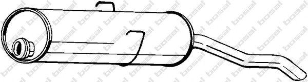190781 Глушитель выхлопных газов конечный