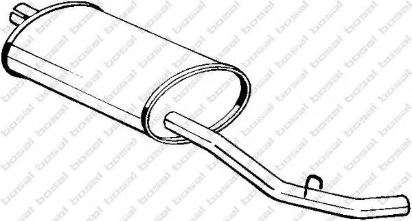 200961 Глушитель выхлопных газов конечный