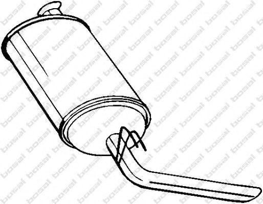200989 Глушитель выхлопных газов конечный