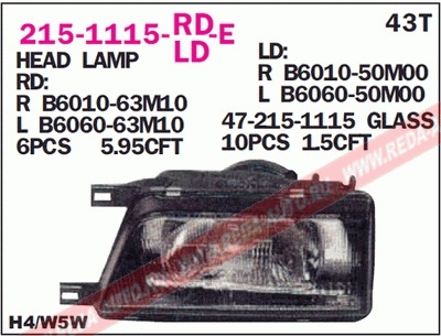 215-1115L-LD-E SUNNY(N13) 86-90 (SDNHB)  ФАРА L   215-1115L-LD-E