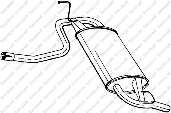 219133 Глушитель выхлопных газов конечный