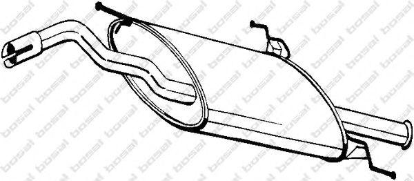 228127 Глушитель выхлопных газов конечный