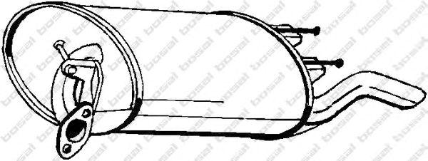 228443 Глушитель выхлопных газов конечный