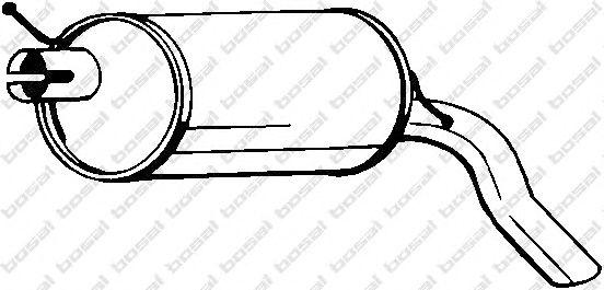 233387 Глушитель выхлопных газов конечный