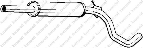 233603 Средний глушитель выхлопных газов