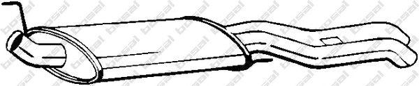 233779 Глушитель выхлопных газов конечный