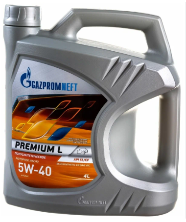 GAZPROMNEFT 2389907661 Масло моторное Premium L 5W-40 синтетическое 4 л