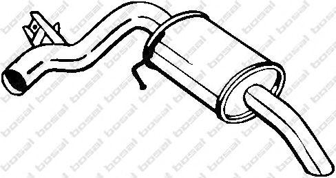 247013 Глушитель выхлопных газов конечный