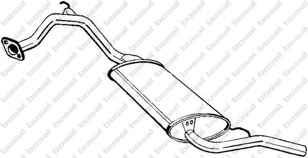 278515 Глушитель выхлопных газов конечный