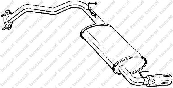 279365 Глушитель выхлопных газов конечный