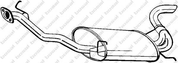 279585 Глушитель выхлопных газов конечный