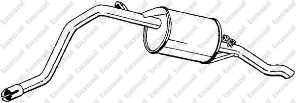 280391 Глушитель выхлопных газов конечный