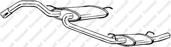 280789 Глушитель выхлопных газов конечный