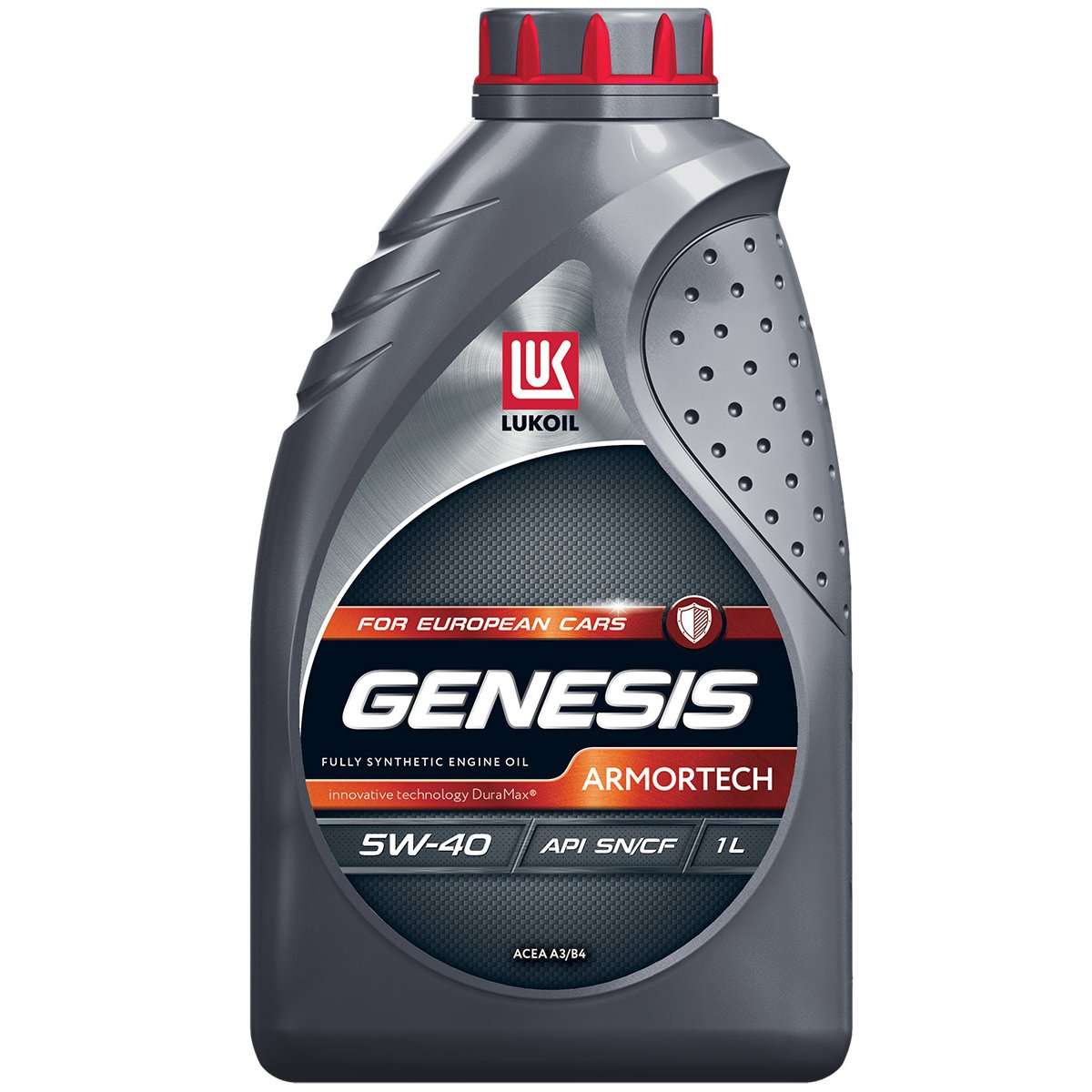 LUKOIL 3148670 Масло моторное синтетическое Genesis Armortech 5W40 SN/CF, A3/B4 1л FOR EUROPEAN CAR