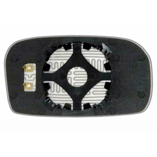 зеркальный элемент для автомобиля  HONDA Civic VII HB (01-05) (L. Sf. Cr. 12V.)