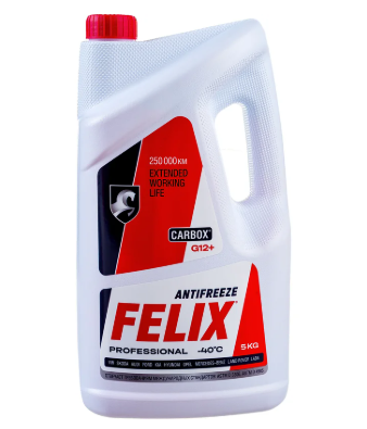 430206033 FELIX Антифриз готовый карбоксилатный красный Carbox -40 G12+ 5л