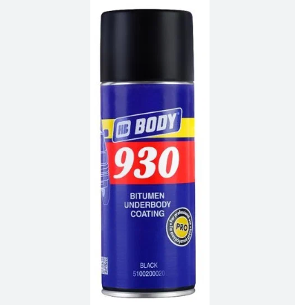 BODY 5100200020 аэрозольный антикор. состав body 930 bitumen черн. 0,4 л