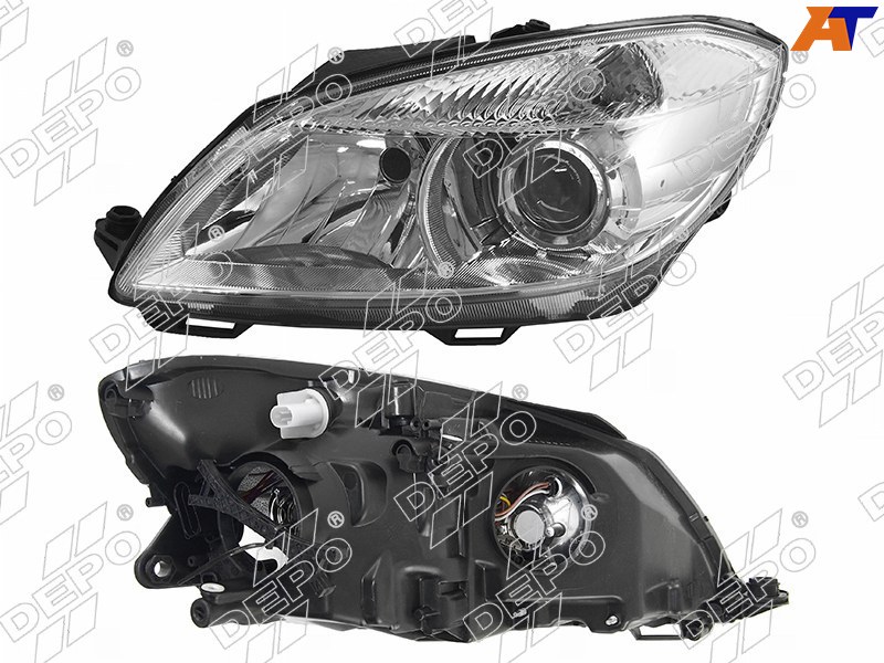 665-1121LMLD-EM FABIAROOMSTER 10- ФАРА ЛЕВАЯ ЭЛЕКТРИКА ХРОМ H7+H7