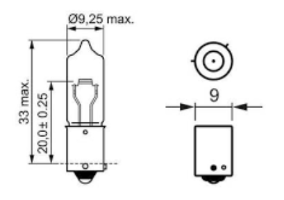 NARVA 68191 Лампа H21W 12V 21W BAY9s