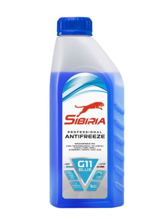 SIBIRIA 741585 Антифриз синий G11 1L