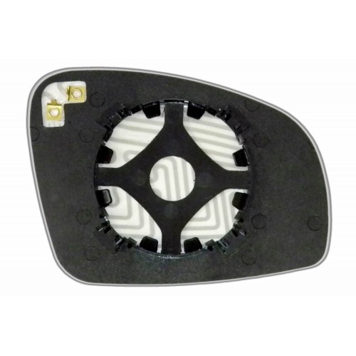 зеркальный элемент для автомобиля  SKODA Fabia II (07- ) (L. Asf. Cr. 12V.)