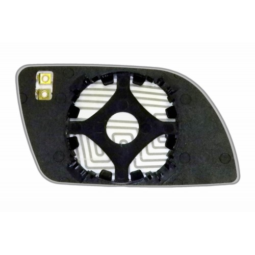 зеркальный элемент для автомобиля  VOLKSWAGEN Polo IV (02-05) (L. Asf. Cr. 12V.)