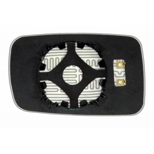зеркальный элемент для автомобиля  BMW 7 E65 66 67 (02-08) [R. Sf. Blue. 12V.]