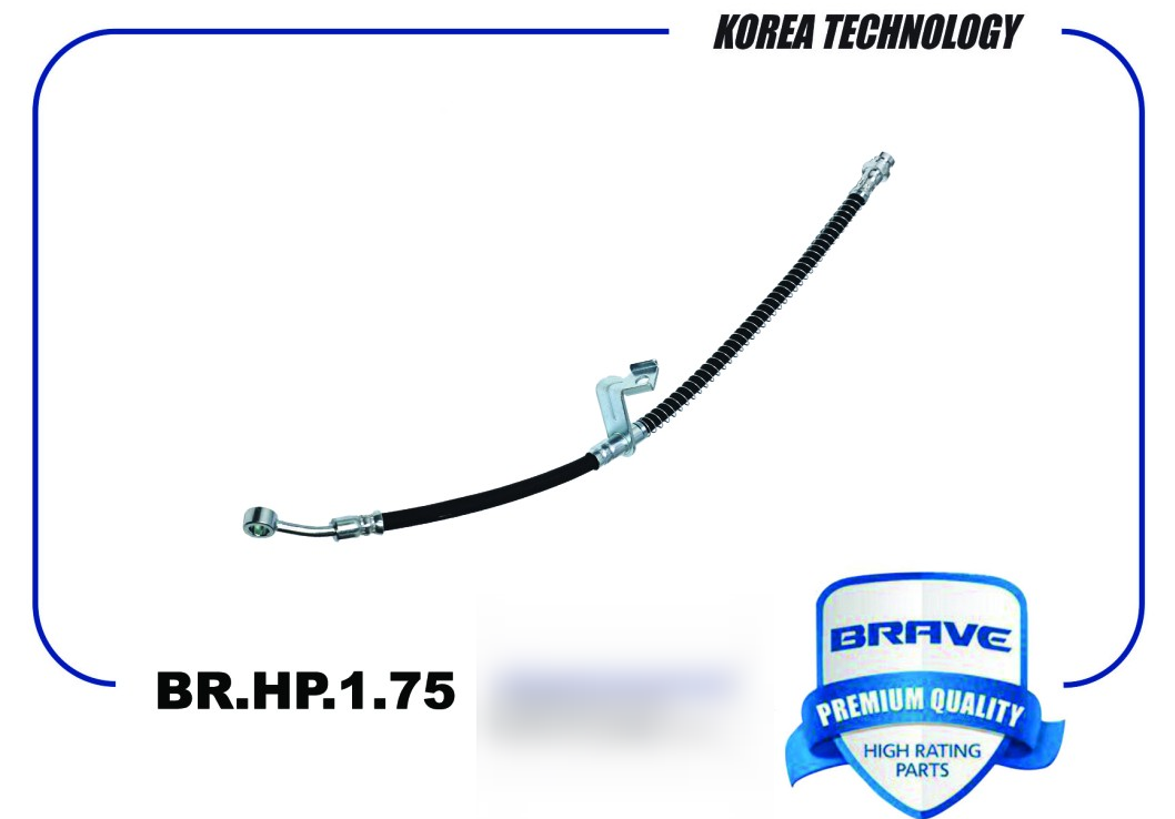 BRAVE BRHP175 Шланг тормозной передний левый Solaris Rio 58731H8000