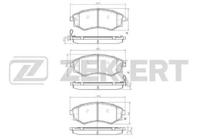 BS-1767 Zekkert для HYUNDAI 5810129A30
