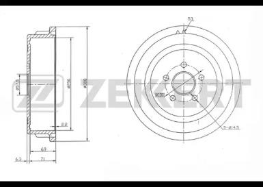 BS-5535 Zekkert для CHRYSLER 4877262
