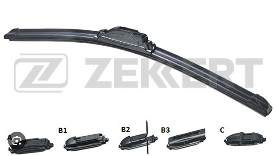 ZEKKERT FW6001 щетка стеклоочистителя 600мм 11 адаптеров