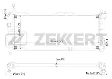 MK-1279 Zekkert для OPEL 52459323