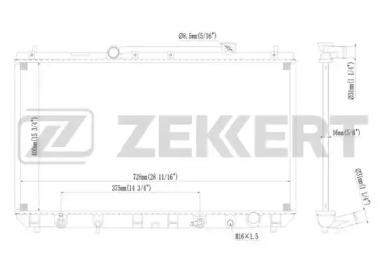 MK-1366 Zekkert для LEXUS 164007A300