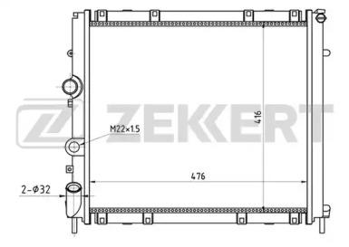 MK-1378 Zekkert для RENAULT 82 00 140 972