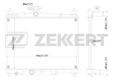 MK-1398 Zekkert для TOYOTA 164002310087