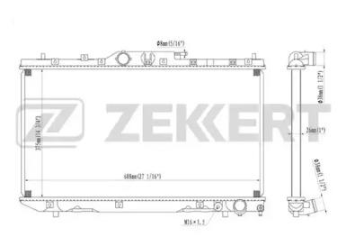 MK-1408 Zekkert для TOYOTA 164000G010
