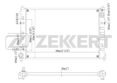 MK-1460 Zekkert для MAZDA AJ5115200B