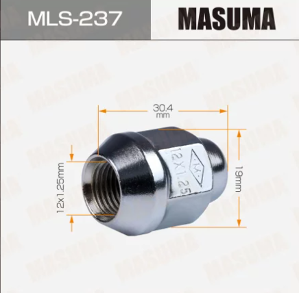 MASUMA MLS237 гайка колесная М12х1,25 oem 0915912057